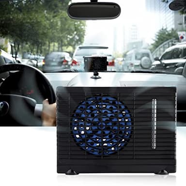 Naroote Car Air Conditioner, Aire Acondicionado Portátil para Carro, Car Air Conditioner Portable Ac for Cars Portable 12V Car Truck Home Mini Air Cooler Evaporative Water Cooling Fan