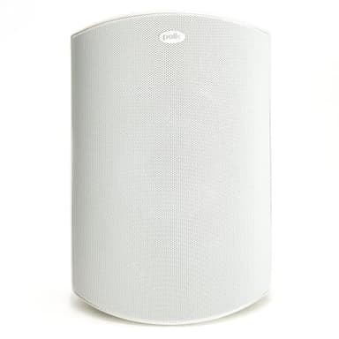 Polk Audio Atrium 8 Outdoor Speaker with Powerful Bass (Each, White), All-Weather Durability, Broad Sound Coverage, Speed-Lock Mounting System