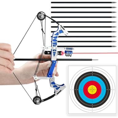 Archery Bow Set Laser Compound Bow Stainless Steel Training Bow Outdoor Sports Hunting Cool Stuff Professional Competition